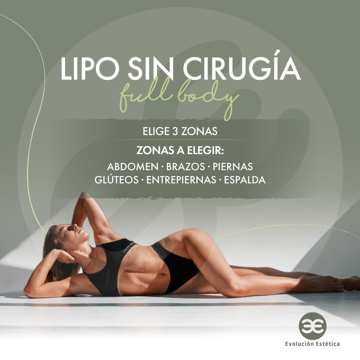 Lipo Sin Cirugía 6 Sesiones en 3 Zonas