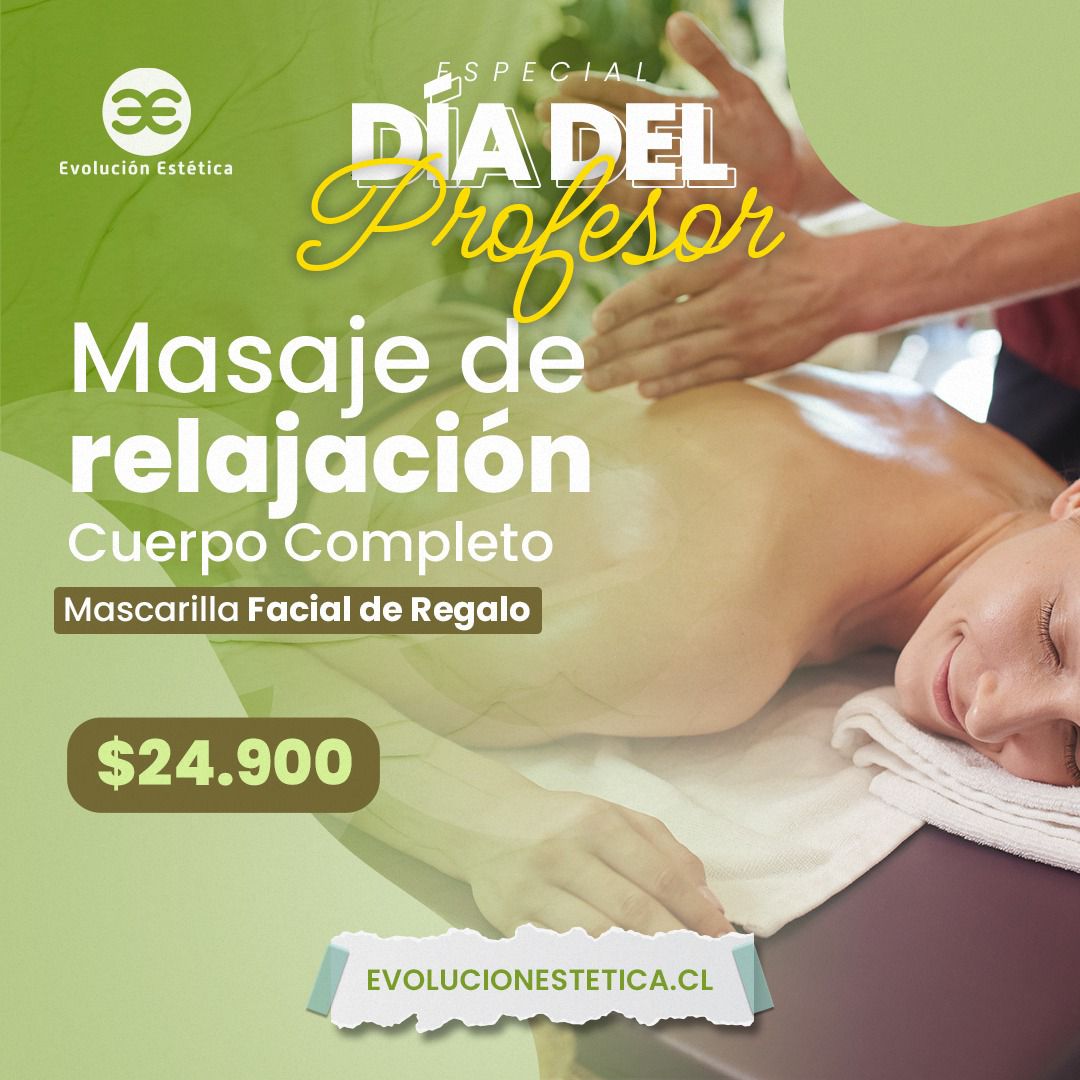 Masaje de Relajación + Mascarilla Facial Hidratante