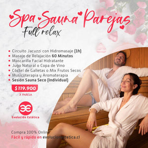 Spa Sauna Parejas Premium Full Relax