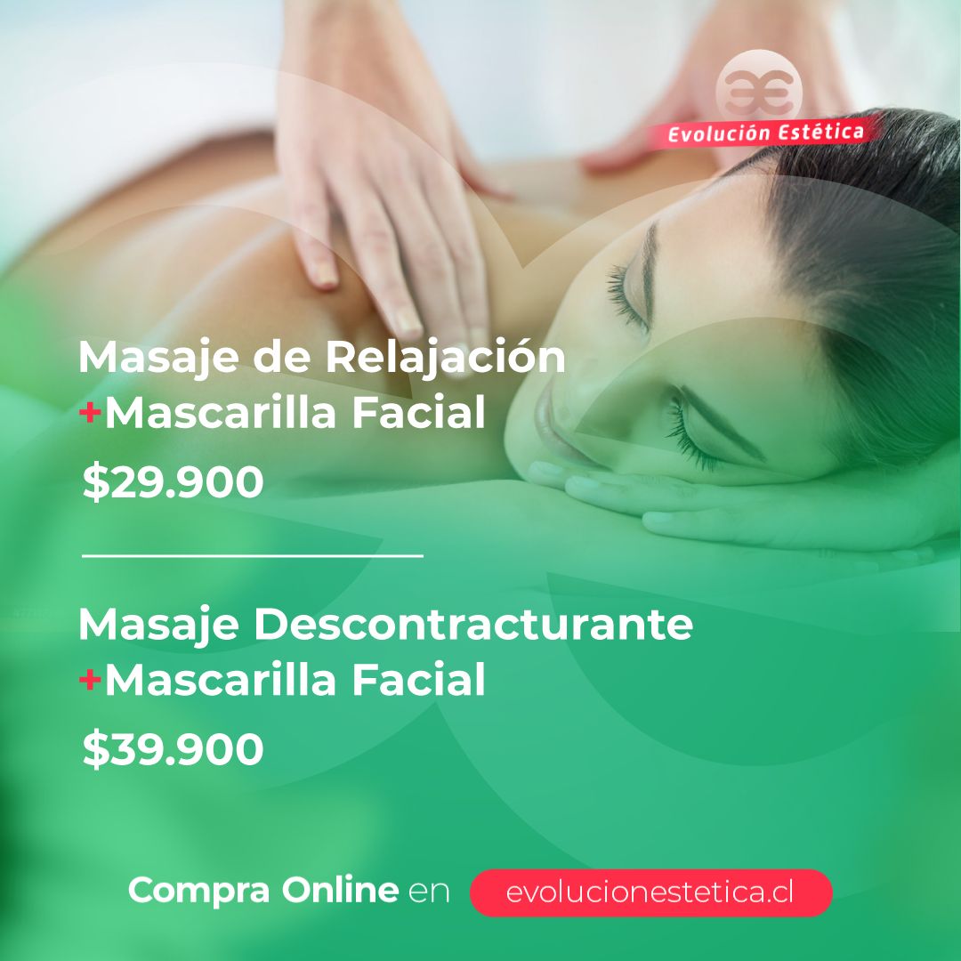 Masaje a Elección  + Mascarilla Facial Hidratante