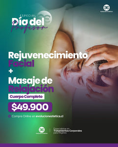 Rejuvenecimiento Facial + Masaje de Relajación Cuerpo Completo