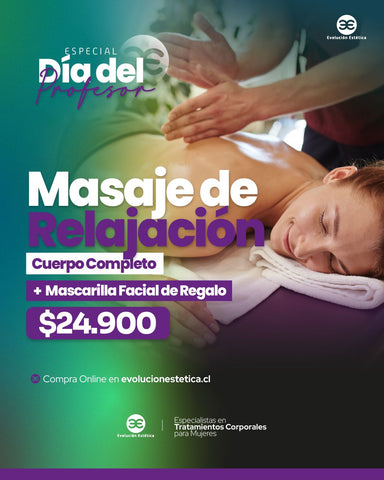 Masaje de Relajación Cuerpo Completo + Mascarilla Facial