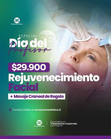 Rejuvenecimiento Facial Sin Cirugía + Masaje Craneal