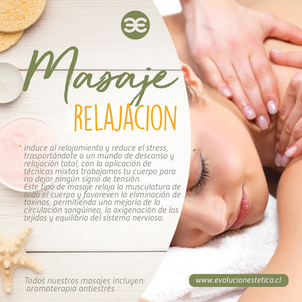 Masaje de Relajación – Evolución Estética - Main Image